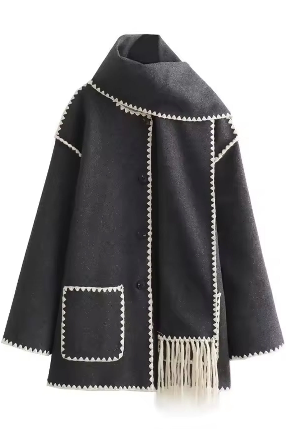 Clairmont Πανωφόρι με Κασκόλ | Πανωφόρια Cardigans | Clairmont Cardigan with Scarf