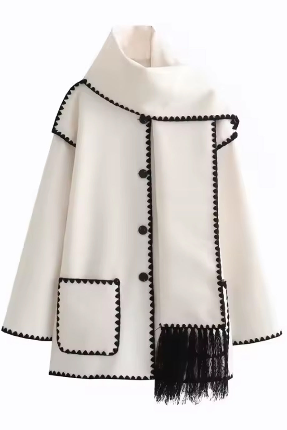 Clairmont Πανωφόρι με Κασκόλ | Πανωφόρια Cardigans | Clairmont Cardigan with Scarf