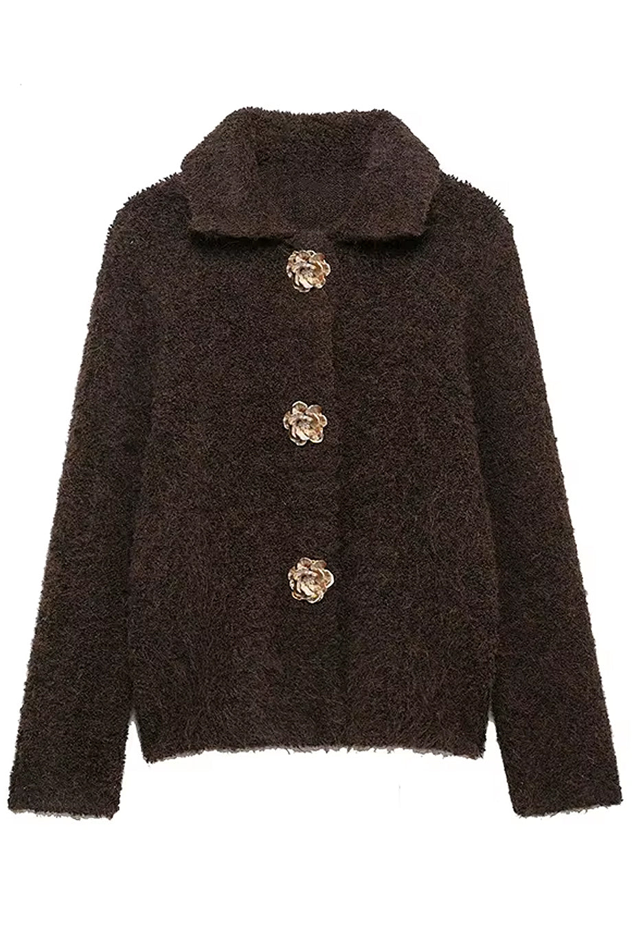 Bryony Πλεκτή Μπουκλέ Ζακέτα | Ζακέτες - Πλεκτά - Knitwear | Bryony Βouclé Knit Cardigan