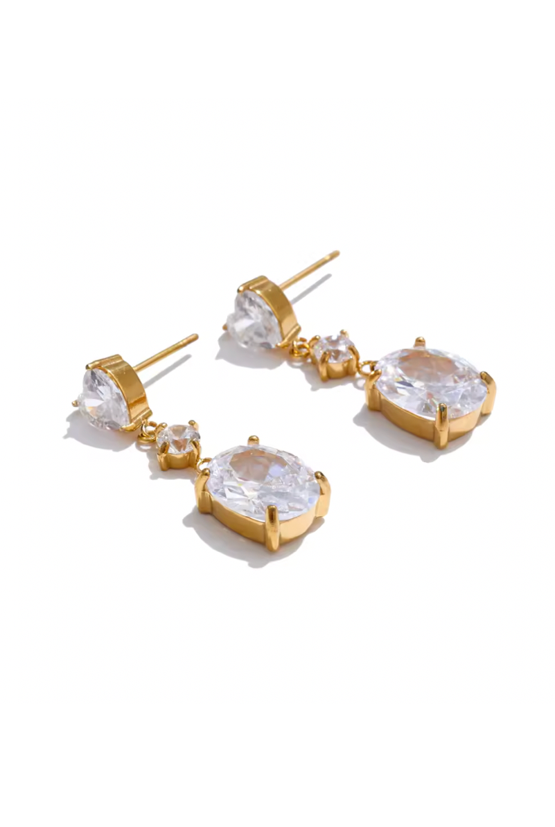 Eliane Σκουλαρίκια με Κρύσταλλα | Σκουλαρίκια - Earrings | Eliane Crystal Earrings