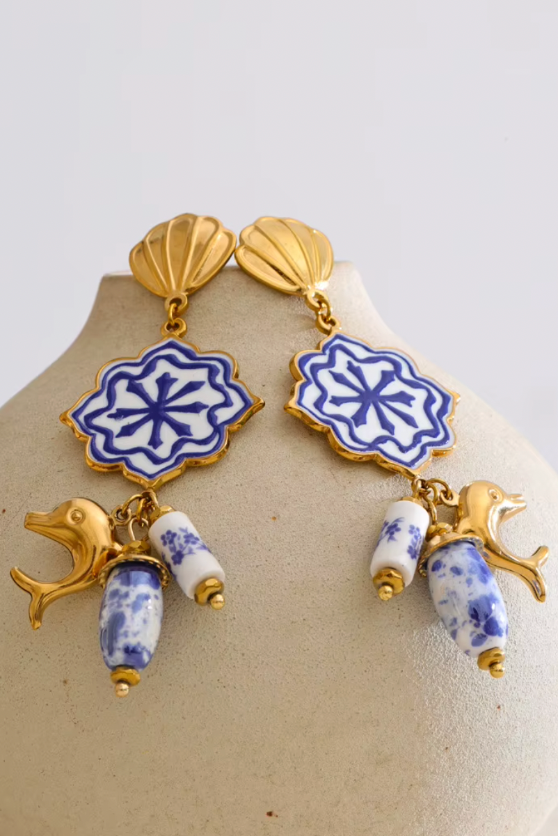 Nerina Χρυσά Σκουλαρίκια | Σκουλαρίκια - Earrings | Nerina Gold Earrings