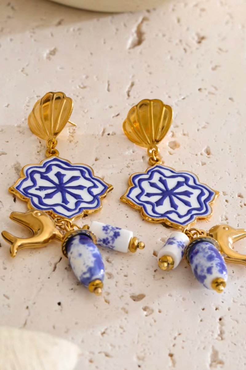 Nerina Χρυσά Σκουλαρίκια | Σκουλαρίκια - Earrings | Nerina Gold Earrings