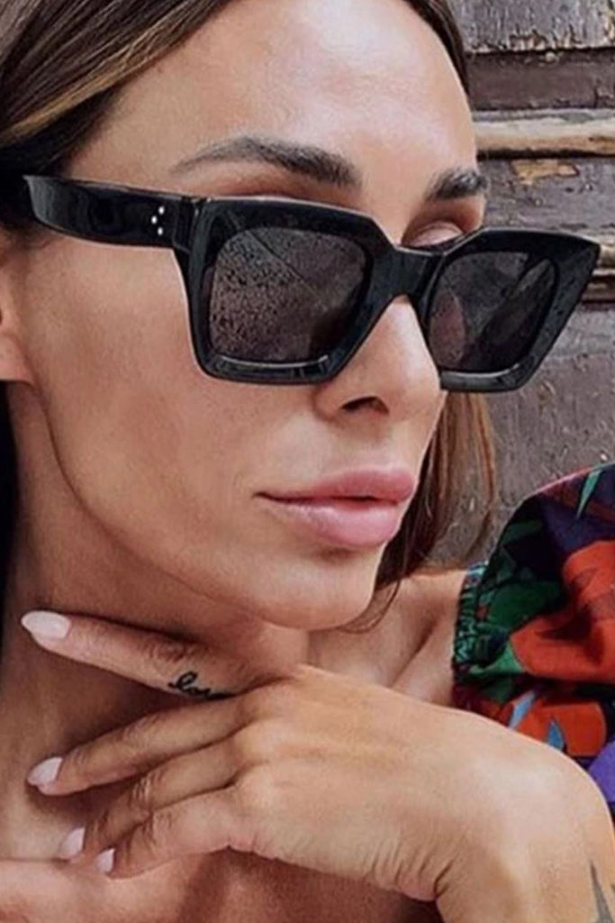 Athalia Κίτρινα Oversized Fashion Γυαλιά Ηλίου