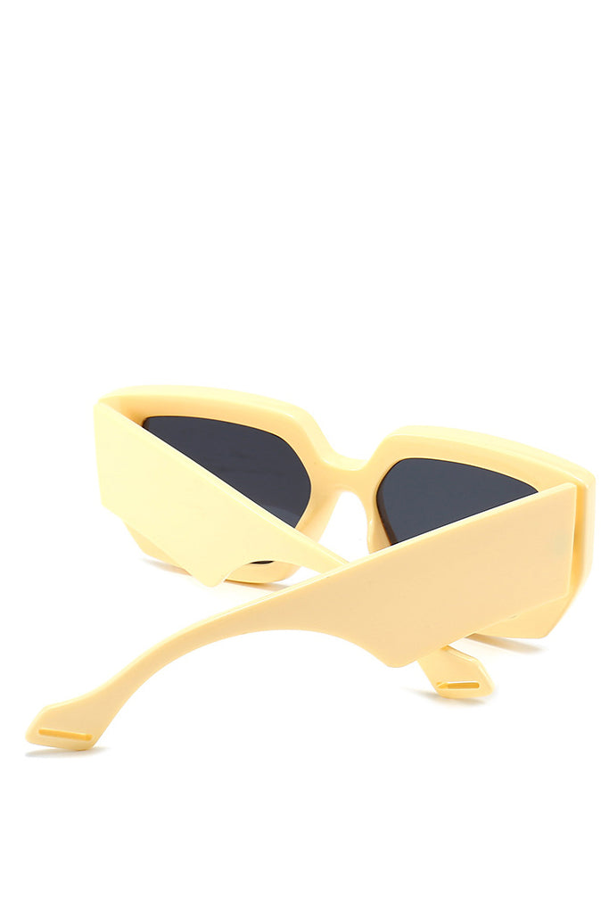 Amberta Ασπρόμαυρα Tετράγωνα Fashion Γυαλιά Ηλίου