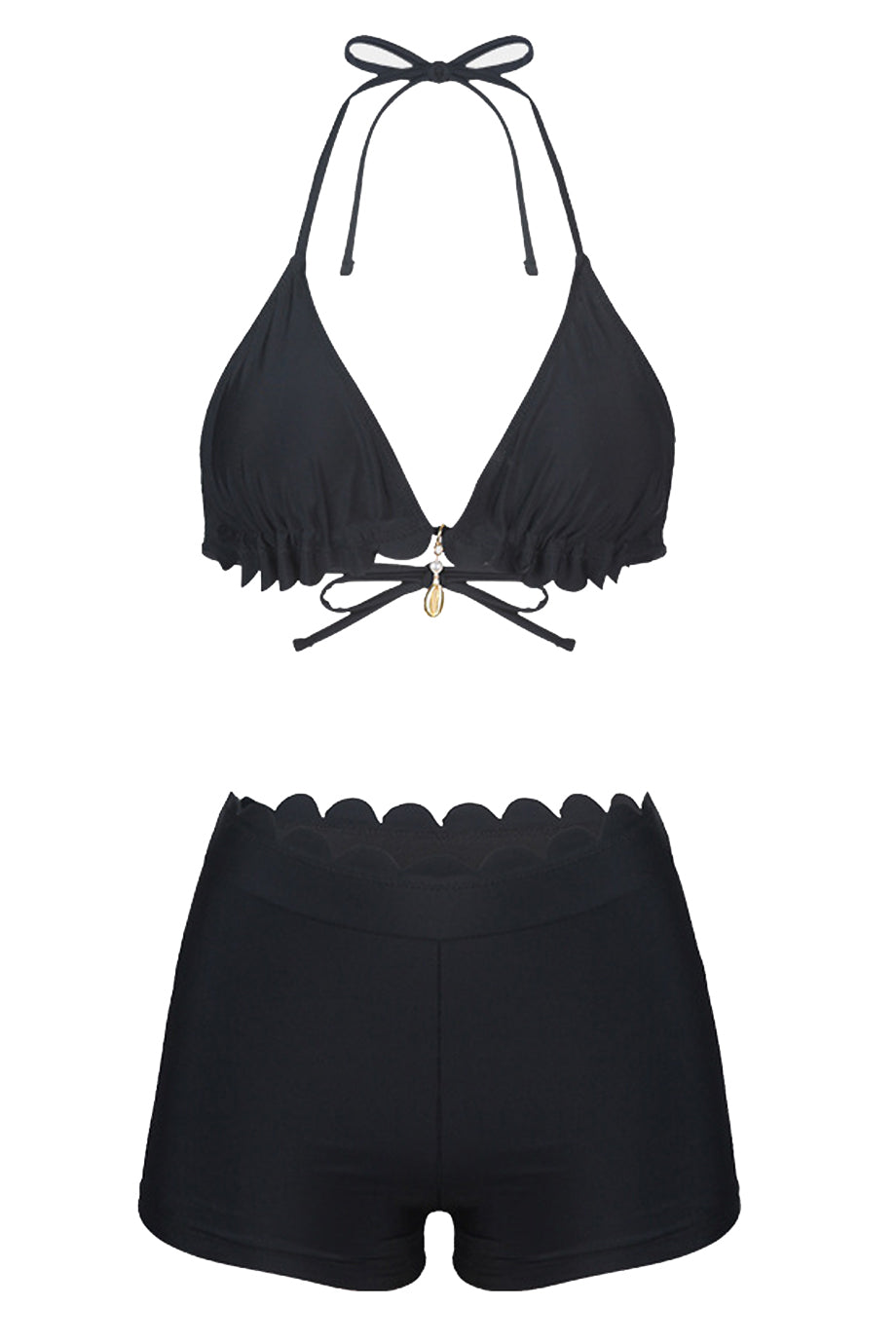Lioris Μπικίνι Μαγιό με Σορτς | Μαγιό - Μπικίνι - Swimwear Bikinis | Lioris Triangle Bikini with Shorts Bottom