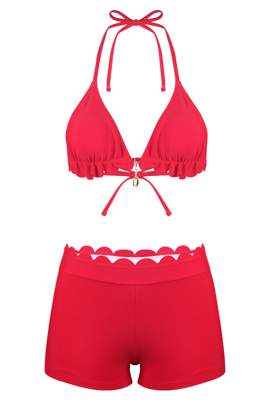 Lioris Μπικίνι Μαγιό με Σορτς | Μαγιό - Μπικίνι - Swimwear Bikinis | Lioris Triangle Bikini with Shorts Bottom