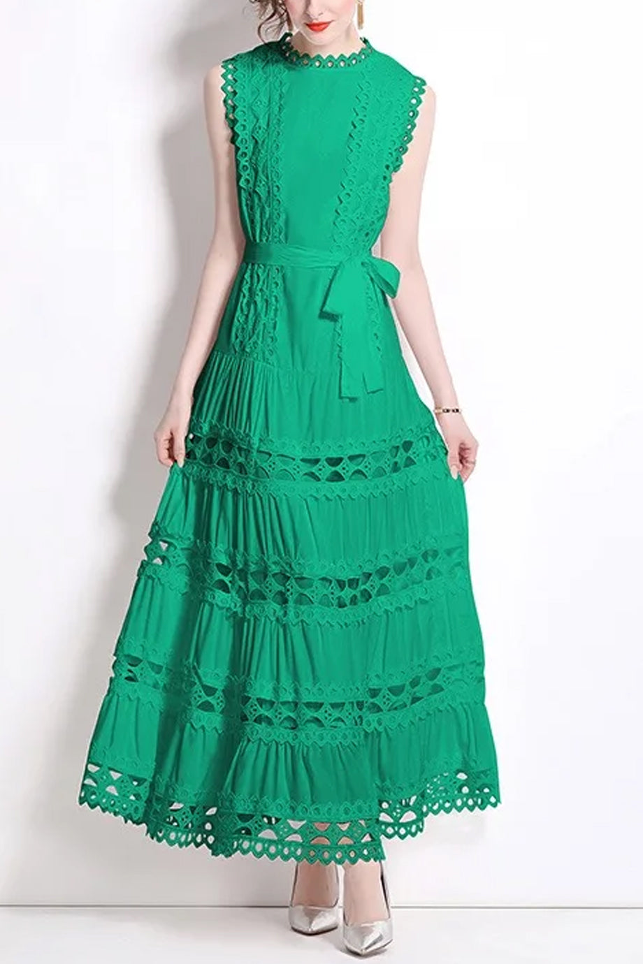 Eviade Μακρύ Φόρεμα με Βολάν | Φορέματα - Dresses | Eviade Long Ruffled Dress