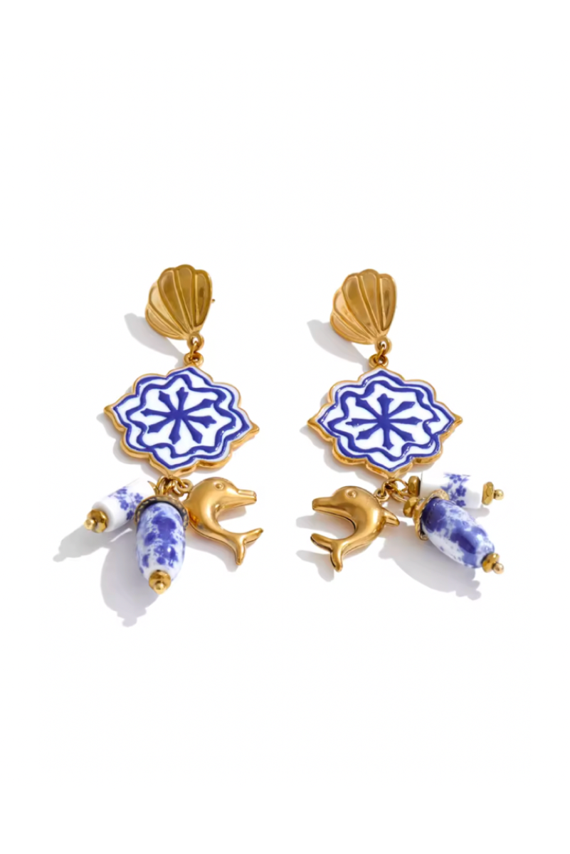 Nerina Χρυσά Σκουλαρίκια | Σκουλαρίκια - Earrings | Nerina Gold Earrings