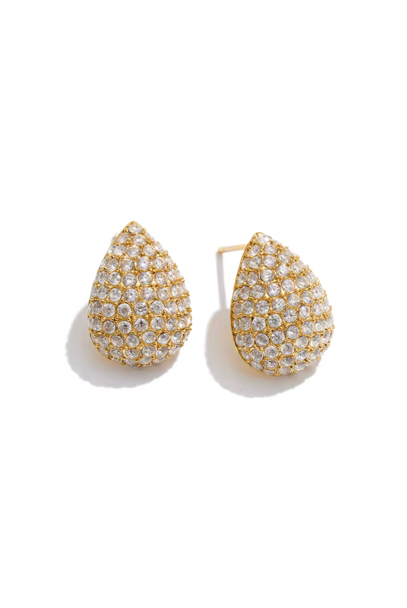 Pave Σκουλαρίκια με Κρύσταλλα | Σκουλαρίκια - Earrings | Pave Crystal Earrings