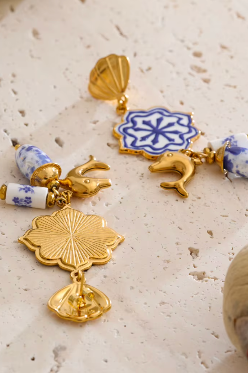 Nerina Χρυσά Σκουλαρίκια | Σκουλαρίκια - Earrings | Nerina Gold Earrings