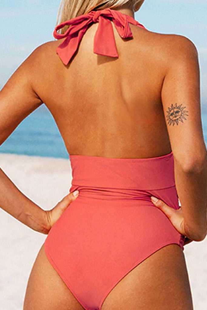Bridie Ροζ Ολόσωμο Μαγιό | Γυναικεία Μαγιό - Beachwear - Ολόσωμα